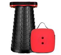 LUXJET Collapsible Stool Portable Load Capacity 484 LB for Camping Fishing Hiking BBQ Outdoors Indoors Kitchen, Lightweight Retractable Plastic Foldable Camping Stool