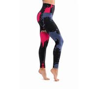 Luxleg High Waist Womens Leggings - Active Workout Leggings - Tummy Control Soft Ankle Length Leggings for Women(S-M, Splash)
