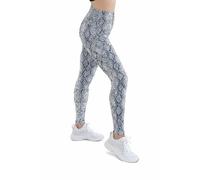 Luxleg High Waist Womens Leggings - Active Workout Leggings - Tummy Control Soft Ankle Length Leggings for Women Black Camouflage(L-XL, Snake Leggings)