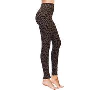 Luxleg High Waist Womens Leggings - Active Workout Leggings - Tummy Control Soft Ankle Length Leggings for Women Black Camouflage (XXL, Black Leopard 2)