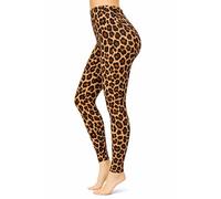 Luxleg Womens Soft Workout Daily Leggings Squat-Free High Waist Not See Through Durable (UK, Alpha, L, XL, Regular, Regular, Leopard Pattern)