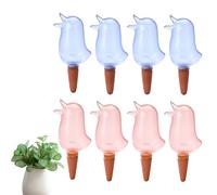 Luxmars 4 Pcs Self Watering Spikes,Automatic Drip Irrigation Device with Bird Shape，Automatic Watering Device for Creative Potted Plant，Cute Bird Watering Stakes
