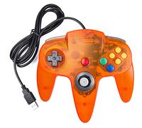 LUXMO PREMIUM USB Classic N64 Bit 64 Controller USB PC Gamepad Stick Joy Controller for Windows PC Mac Linux Raspberry pi3 Genesis Higan Retro Pie
