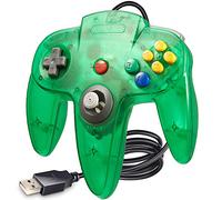 LUXMO PREMIUM USB Classic N64 Bit 64 Controller USB PC Gamepad Stick Joy Controller for Windows PC Mac Linux Raspberry pi3 Genesis Higan Retro Pie