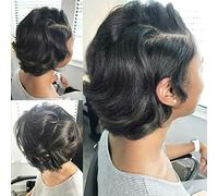 Luxnovolex Brazilian Hair Body Wave 4 Bundle Deals Brazilian Virgin Hair Wavy 8A Grade 100% Unprocessed Human Hair Weave Bundles Short Sew In Hair Extentions