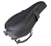 LuxoBike Exercise Bike Seat Cushion Cover - Padded Gel Bike Seat Covers Bicycle Saddle Pad for Women and Men - Comfort Extra Soft - Great for Indoor Cycling Class and Stationary Bikes Spin Bike