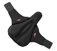LuxoBike Gel Bike Seat Cover Padded Bicycle Seat Covers for Men - Comfort Soft Silicone Bicycle Seat Pad for Mountain Road Bike Outdoor Cycling - Stationary Cycle Spin Bike Seat Cushion Pads Spinning