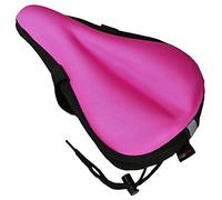 LuxoBike Padded Gel Bike Seat Cover Bicycle Seat Cover Bicycle Seat Cushion for Women - Comfort Extra Soft Spin Bike Seat - Great for Indoor and Outdoor Cycling, Stationary Spinning Bike Seat Cushion