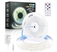 LUXONIC COB 10M 24V Ultra Bright 6000K Flexible Cold White LED Light Strip
