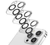 LUXOPALOPI Camera Lens Protector for iPhone 15 Pro 6.1-Inch and iPhone 15 Pro Max 6.7-Inch, 9H Tempered Glass, Anti-Scratch, Not Affect Night Shooting, No-Bubble HD Clarity(3 Pack)