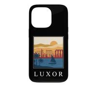 Luxor Egypt Ancient Temples Nile River Vintage Retro Art Case for iPhone 13 Pro