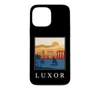 Luxor Egypt Ancient Temples Nile River Vintage Retro Art Case for iPhone 13 Pro Max