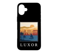 Luxor Egypt Ancient Temples Nile River Vintage Retro Art Case for iPhone 16 Plus