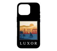 Luxor Egypt Ancient Temples Nile River Vintage Retro Art Case for iPhone 16 Pro