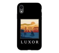 Luxor Egypt Ancient Temples Nile River Vintage Retro Art Case for iPhone XR
