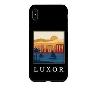 Luxor Egypt Ancient Temples Nile River Vintage Retro Art Case for iPhone XS Max