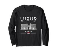 Luxor Karnak Temple Complex Ancient Egypt Flag Archaeology Long Sleeve T-Shirt