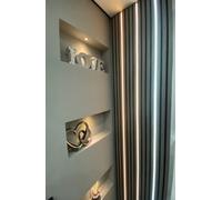 Luxor Lighting Diy Plug & Play 4X 2.4Mtr Warm White Acoustic Panel Slat Wall Invisible Led Lighting Kit With Remote Dimmer Control