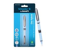 Luxor Schneider One Hybrid Roller Ball Pen - Black | 0.3mm | Made in Germany | 2500 mtrs writing length | Waterproof Ink | Consistent ink flow | Ideal for Professionals-Office essential