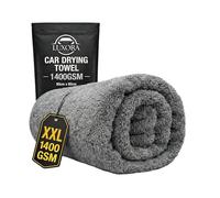 LUXORA AUTO Car Drying Towel Extra Large 90x60cm - 1400 GSM Twisted Loop Microfibre Drying Towel for Car - Streak-Free One Pass Drying Cloth for Cars, SUVs & Detailing