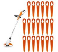 Luxorium Grass Trimmer Replacement Blades Pack of 20 Suitable for Einhell Grass Trimmer GE-CT 18 Li, GC-CT 18/24 Li, BG-CT 18 Li, RG-CT 18 Li - Battery Grass Trimmer Accessories