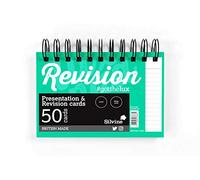 Luxpad A6 Wirebound Revision & Presentation Cards - White. 50 Lined Cards Per Pad (6x4")