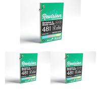 Luxpad Revision 3x5 Ringbound Flash Cards - Lined (48 Cards) Assorted Colours (Pack of 3)