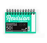 Luxpad Revision A6 Flash Cards - Lined (50 Cards) White