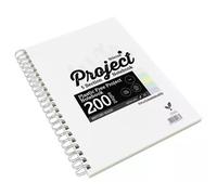 Silvine Luxpad Project Book A4 200P Tinted 5 Colour Pack of 5