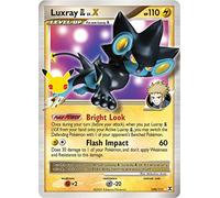 Luxray Pokémon GL LV.X (Rising Rivals) + 1x TitanCards® Toploader 109/111 Rare Holo LV.X Pokemon Card (Celebrations Classic Collection) + 1x TitanCards® Toploader