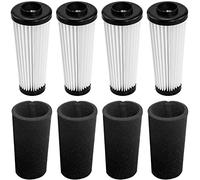 LUXRILIX F112 Filter Replacement (4 Pack) Dirt Devil Vacuum Filter Replacement for UD20124 UD70355B UD70187 UD70186 UD70181 UD70167P UD20120NC UD70161 UD70171 UD70174, Replaces Part AD47936