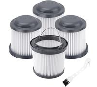 LUXRILIX PVF110 Filter Replacement for Black & Decker Pivot Vacuums, 4 Pack, Compatible with PHV1810, PHV1210, BDH2000PL, BDH2020FLFH, HFVAB320JC26, HFVB320J27, PHV1410, PVF110, 90552433, 90552433-01