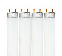 LUXRITE F32T8/865 32W 48 Inch T8 Fluorescent Tube Light Bulb, 6500K Daylight, 2800 Lumens, G13 Medium Bi-Pin Base, LR20735, 4-Pack