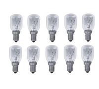 Luxsa Lighting Pack of 10 Pygmy 15w SES E14 Clear Sign Appliance Sewing Fridge Freezer Lava Lamp 60 Lumen 2800k Glass Warm White Small Screw