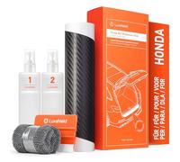 Luxshield Car Bumper Protector Set for Honda Civic Tourer 9 (IX) FK I 2014-2017 - Rear Bumper Guards for Cars, Anti Scratch, Paint Protection for Sill Lip - Carbon Black