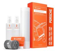 Luxshield Car Bumper Protector Set for Porsche Macan 1 (I) 95B I 2014-2018 - Rear Bumper Guards for Cars, Anti Scratch, Paint Protection for Sill Lip - Transparent