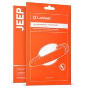 Luxshield Car Door Handle Protection Film for recessed Grips for Jeep Wrangler Unlimited 4 (IV) JL I 2018-2025 - Anti-Scratch Foil - Clear Paint Protection Film