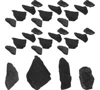 Luxshiny 1 Bag Bamboo Charcoal Particles Replaceable Water Purify Particle Reusable Water Purifying Charcoal for Plants 500g Bag Black Horticultural Wood