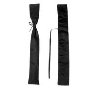 Luxshiny 1 Pair Japanese Carrying Case Bag in Black Cloth Material with Fine Workmanship, Lightweight and Portable Design for Broadswords, the Go Protection and Storage