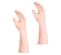 Luxshiny 1 Pair Moisturizing Gloves for Women, Soft Sebs Material Hand Covers with Hydrating and Exfoliation Function, Washable Long Protective Gloves for Dry and Cracked Skin