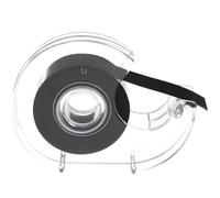 Luxshiny 1 Roll Flexible Magnetic Tape Adhesive Magnetic Strips with Tape Dispenser Plastic Material Black Leaves No Trace for Workshop and Office Notes Photos