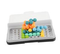 Luxshiny 1 Set Wisdom Pyramid Beads Portable Learning Game Creativity Logical Thinking for Outdoor Fun Family Interaction