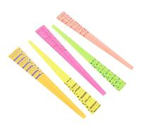 Luxshiny 10 Bags Origami Paper Stars Strips Assorted Color Paper Material Star Shape Crafts with Safe Edges for Party Decorations and Hand-Teaching Random Color
