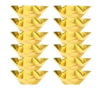 Luxshiny 1000pcs Paper Sacrificing Ingots Ancestor Worship Gold Ingot Golden Burnable Lightweight Qingming Festival Festive Ancestor Blessing Supplies for Tomb-Sweeping Day