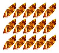 Luxshiny 100pcs Ancestor Tribute Ingot Sacrificing Ingots Golden Paper Easy to Fold Practical Origami Paper for Ghost Festival and Ching Ming Festival Ancestral Worship Supplies