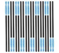 Luxshiny 100Pcs Blue Nylon Bird Feeder Cleaning Brushes Set for Hummingbird Feeders Multi-Functional Compact Brush for Slots and Feeding Troughs Hanging Cleaner