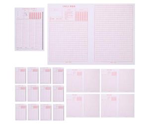 Luxshiny 100pcs Civil Service Exam Answer Sheets, Multiple Choice Essay Writing Paper, Machine Readable Technology, Paper Material, Efficient Organization for Classroom and Standardized