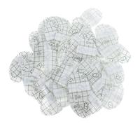 Luxshiny 100pcs Disposable Waterproof Ear Protectors and Newborns, Non-Woven Fabric and Pu Film Ear Cover Stickers for Shower and Bath, Prevents Blisters and Leaves No Residue