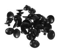 Luxshiny 100pcs Fish Tank Pump Suction Cups Plastic Easy to Maintain Steady Stay Black Holder for Aquarium Air Pump Accessories