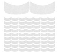 Luxshiny 100pcs White Natural Silk Neck Care Patch for Moisturizing and Skin Care Products Absorption Beautifying Neck Paper Tool for Overnight Mask Treatment